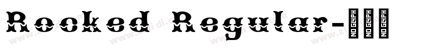 Rocked Regular字体转换